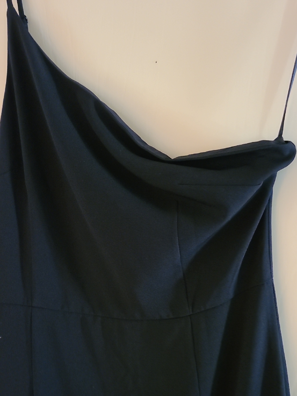 NWT Petal and Pup Xiomar Dress Black One Shoulder Midi Length - Picture 6 of 17